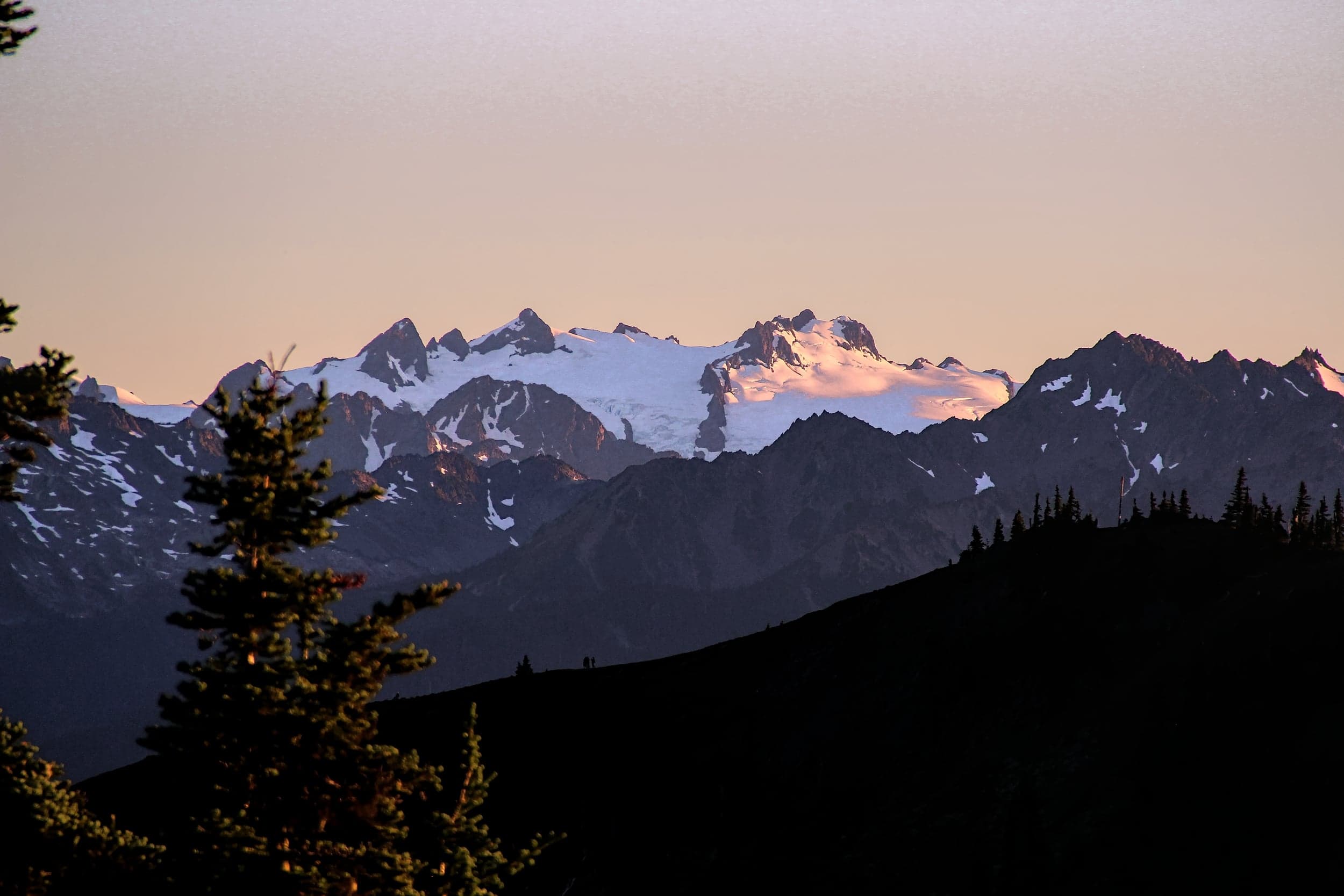 Alpenglow — Hurricane Ridge, WA